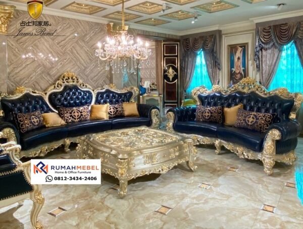 Kursi Sofa Tamu Ukir Klasik Kualitas Premium Jati Jepara