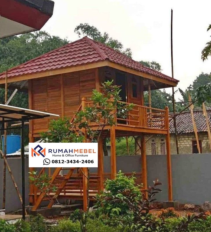 Rumah Panggung Minimalis Gladak Kayu Jati Jepara