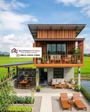 Rumah Panggung Modern Luxurious