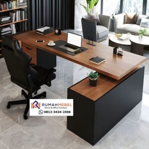 Meja Kantor Derektur Minimalis Jepara