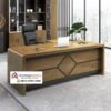 Meja Kantor Vintage Kayu Jati Modern