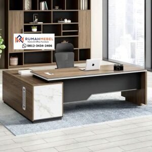 Meja Derektur Minimalis American Classic L Shape