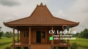 Rumah Joglo Kayu Jati Asli Jepara – Hunian Tradisional Mewah Bernuansa Alami