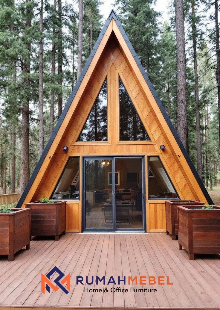 Model Rumah Segitiga Mezanine Terbaru – Konsep modern dan Estetik