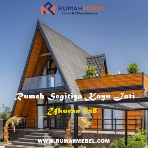 Arsitektur Puncak: Rumah A-Frame 2 Lantai dengan Loteng Fungsional