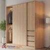 Lemari Pakaian Pintu Sliding Nordik: Solusi Penyimpanan Minimalis