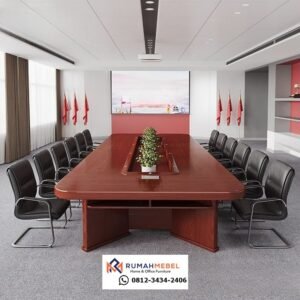Meja Meeting Kantor Mewah Eksekutif Besar - Desain Modern & Ergonomis