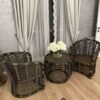 Set Kursi Tamu Rotan Sintetis Minimalis – Elegan & Tahan Lama untuk Indoor dan Outdoor