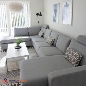 Sofa Sudut Minimalis Modern L-Shape – Elegan & Ideal untuk Ruang Tamu Kekinian