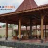 Pendopo Joglo Kayu Jati Ukiran Klasik Tradisional Jawa