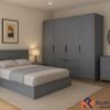 Set Kamar Tidur Modern Minimalis Warna Abu – Desain Elegan & Fungsional