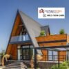Rumah Kayu A-Frame Minimalis – Perpaduan Arsitektur Modern & Keindahan Alami