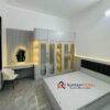 Furniture Kamar Tidur HPL Custom | Dilengkapi Storage Bed dan Meja Rias Built-in