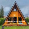 Rumah kayu model segitiga asli jepara