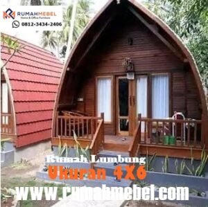 Rumah Lumbung Minimalis Kayu Jati