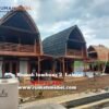 Rumah Lumbung 2 Lantai Material Kayu Jati
