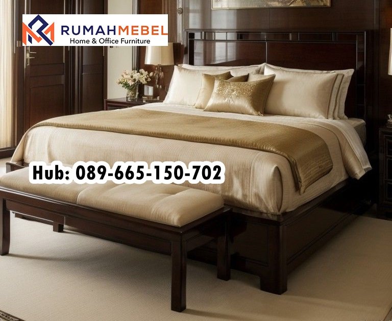 Tempat Tidur Kayu Jati Asli Kota bangkalan