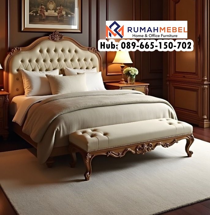 Jual Tempat Tidur Kayu Jati Banyuwangi Solid & Kuat