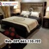 Jual Tempat Tidur Jember Kayu Jati Finishing Natural