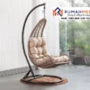 Ayunan Gantung Minimalis Rotan Sintetis