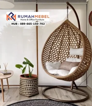 Ayunan Rotan Gantung Natural Minimalis