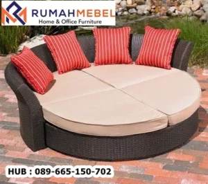 Daybed Rotan Orbit Modern Outdoor