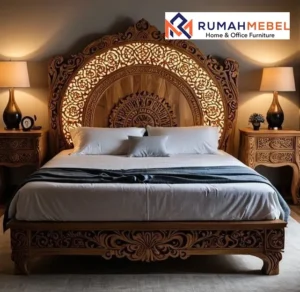 Elegansi Tempat Tidur Kayu Jati ponorogo