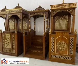 Mimbar Masjid Jati Pamekasan Natural