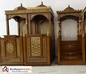 Jual Mimbar Kayu Jati Tahan Lama Magetan