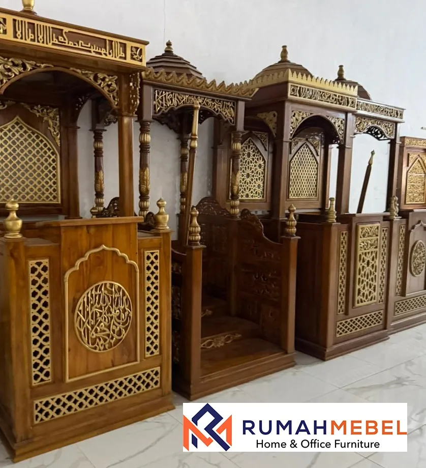 Jual Mimbar Masjid Finishing Rapi Bojonegoro