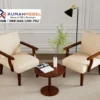 Jual Set Kursi Teras Jati Elegan Duo