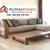Jual Sofa Tamu  Skandi Kayu Jati Terbaru