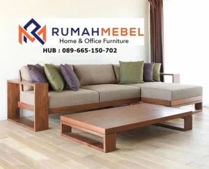 Jual Sofa Tamu  Skandi Kayu Jati Terbaru