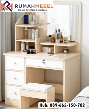 Jual meja Rias Kombinasi Rak Minimalis