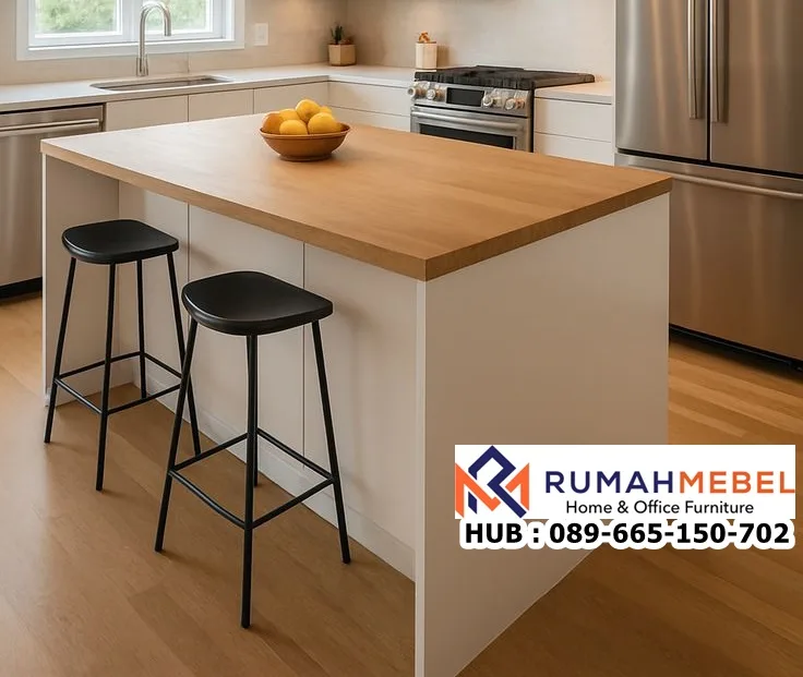 Meja Kitchen Island Modern Minimalis Seri Urban
