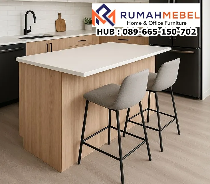 Meja Kitchen Island Modern Scandinavian Minimalis