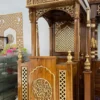 Mimbar Masjid Kayu Jati Kota Solo