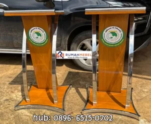 Podium Bekasi Kayu Jati