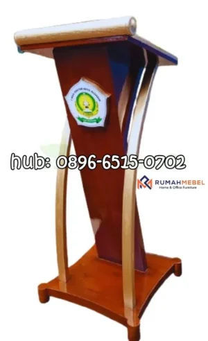 Podium Kayu Jati Banjar Multifungsi