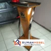 Podium Kayu Jati Stainless Bekasi Model Baru