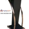 Podium Pangandaran Kayu Jati Stainless