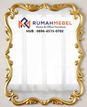 Cermin Dinding Dekorasi Ukir