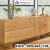 Jual Cabinet Kayu Jati Asli Natural Finishing