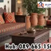 Jual Furniture Kursi Tamu Kayu Jati Ukiran Indah Kebumen