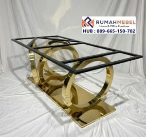 Jual Kaki Meja Mewah Stainless  Golden Circle