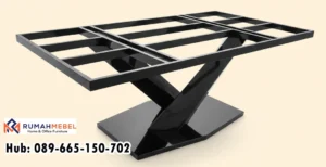 Jual Kaki Meja Stainless Black Premium