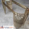 Jual Kaki Meja Stainless Estetik Gold Line