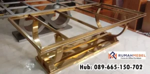 Jual Kaki Meja Stainless Gold Desain Terbaru 2026