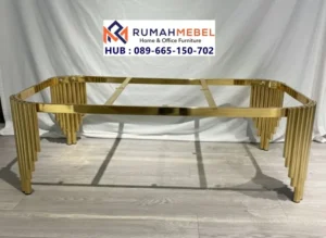 Jual Kaki Meja Stainless Model Pipa Art Deco