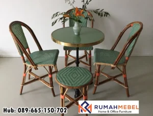 Jual Kursi Cafe Material Rotan Multifungsi